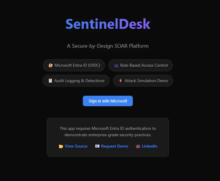 SentinelDesk